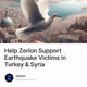 Help Zerion Support Earthquake Victims in Turkey & Syria
