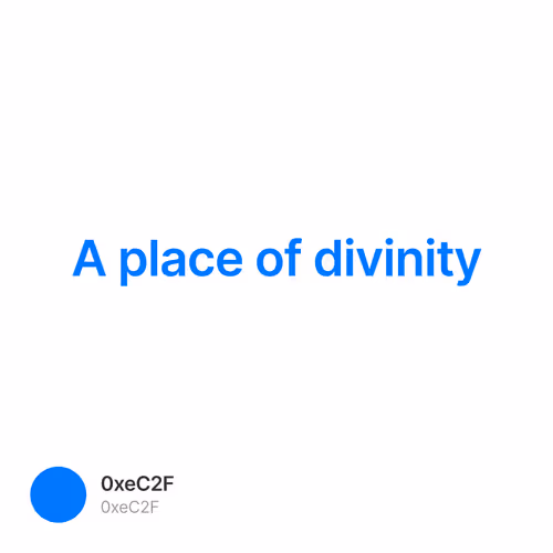 A place of divinity