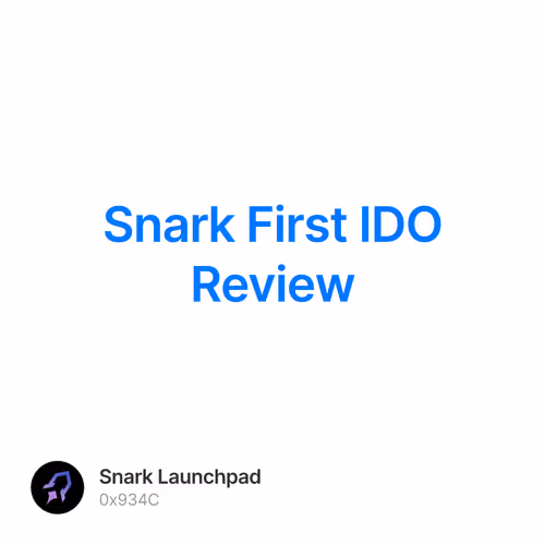Snark First IDO Review