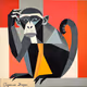 Cubist Monkey Optimism