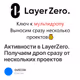 Активности в LayerZero. Получаем дроп сразу от нескольких проектов