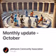 Monthly update - October