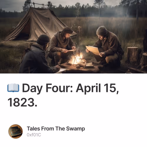📖 Day Four: April 15, 1823.