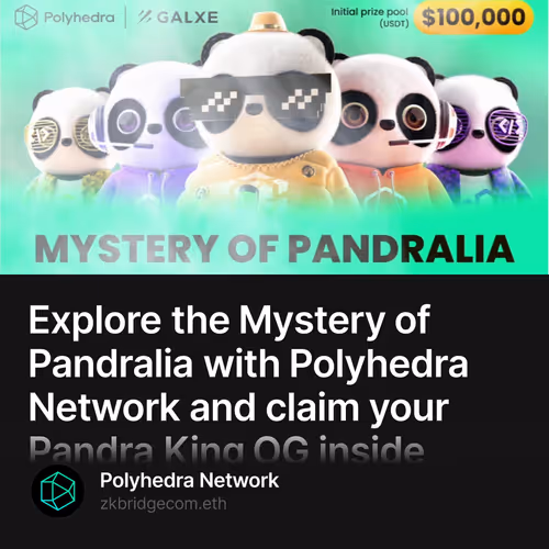 Explore the Mystery of Pandralia with Polyhedra Network and claim your Pandra King OG insi