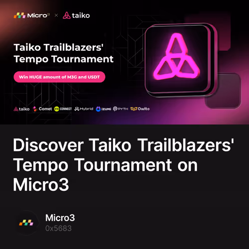 Discover Taiko Trailblazers' Tempo Tournament on Micro3