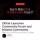 ZKFair Launches Community Forum and Initiates Community Proposal Campaign with 10M $ZKF Re