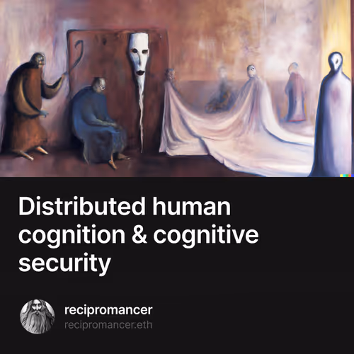 Distributed human cognition & cognitive security