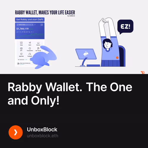 Rabby Wallet. The One and Only!