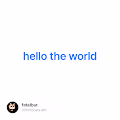 hello the world V2
