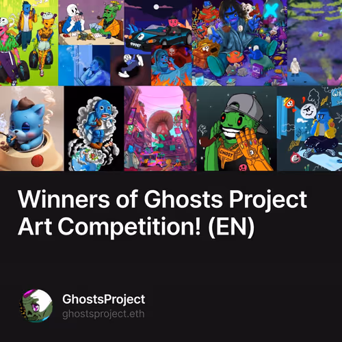 Winners of Ghosts Project Art Competition! (EN)