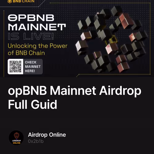 opBNB Mainnet Airdrop Full Guid