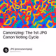 Canonizing: The 1st JPG Canon Voting Cycle
