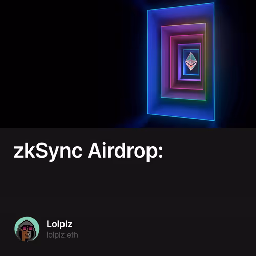 zkSync Airdrop: