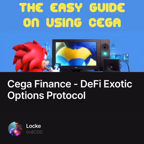 Cega Finance - DeFi Exotic Options Protocol