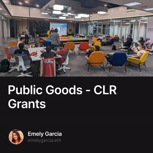 Public Goods - CLR Grants