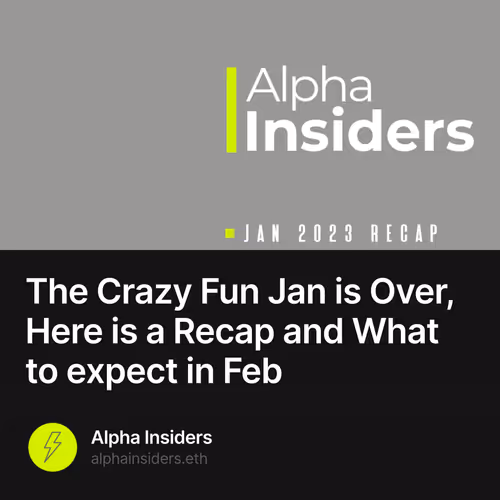 The Crazy Fun Jan is Over, Here is a Recap and What to expect in Feb