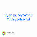 Sydney My World Today Allowlist