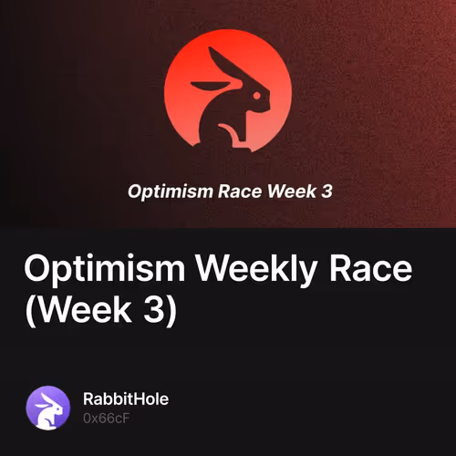 Optimism Weekly Race (Week 3)
