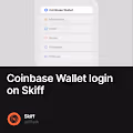 Coinbase Wallet login on Skiff