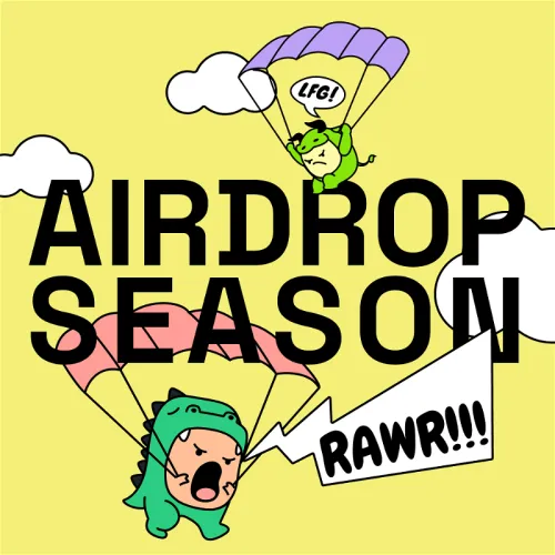 ૮ ˙Ⱉ˙ ა rawr! airdrop season!!!