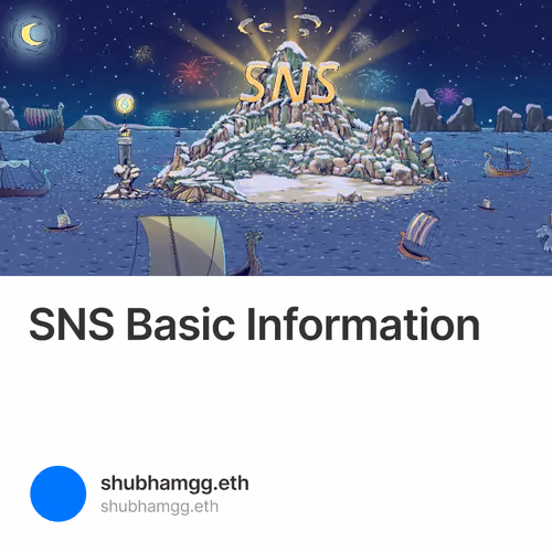 SNS Basic Information