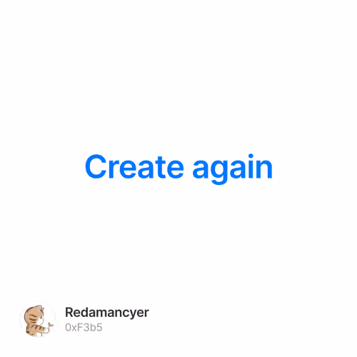 Create again
