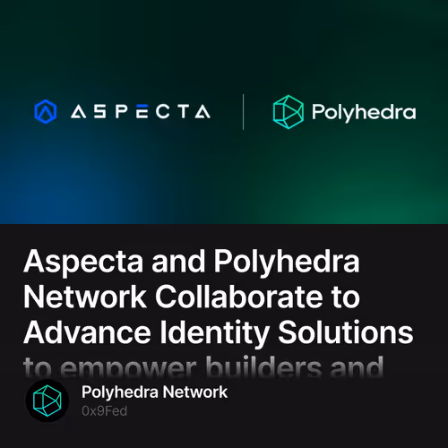 Aspecta and Polyhedra Network Collaborate to Advance Identity Solutions to empower builder