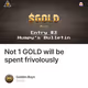 Not 1 GOLD will be spent frivolously