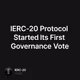 IERC-20 Protocol Started Its First Governance Vote
