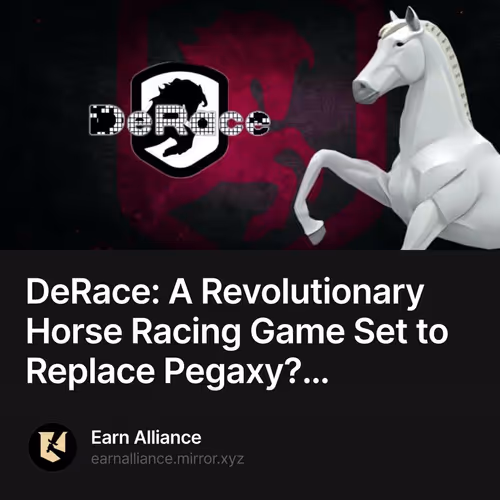 DeRace: A Revolutionary Horse Racing Game Set to Replace Pegaxy?…
