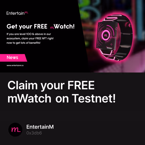 Claim your FREE mWatch on Testnet!