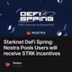 Starknet DeFi Spring: Nostra Pools Users will receive STRK incentives