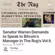 Senator Warren Demands to Speak to Bitcoin's Manager in The Rug's Vol II. Issue 5 NFT