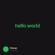 hello world