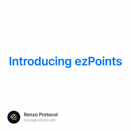 Introducing ezPoints