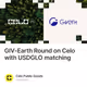GIV-Earth Round on Celo with USDGLO matching