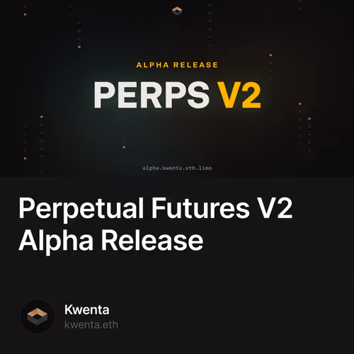 Perpetual Futures V2 Alpha Release