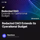 Redacted DAO Extends its Operational Budget