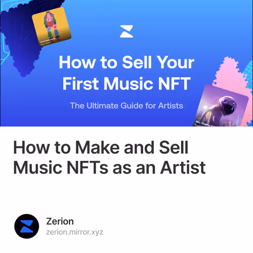 How to Make and Sell Music NFTs as an Artist