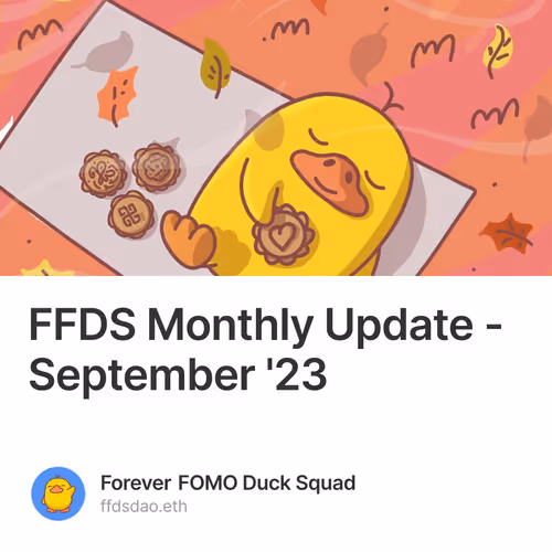 FFDS Monthly Update - September '23