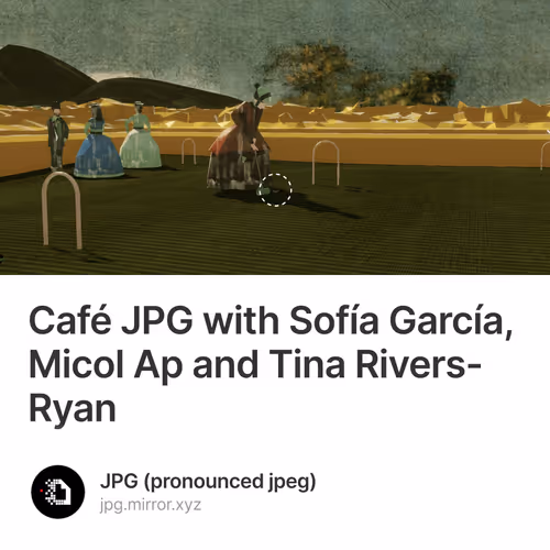 Café JPG with Sofía García, Micol Ap and Tina Rivers-Ryan