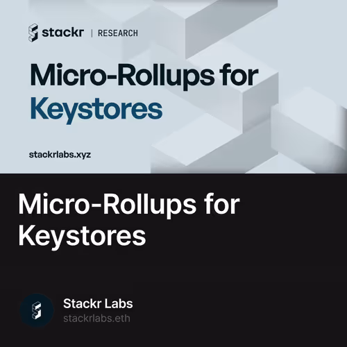 Micro-Rollups for Keystores