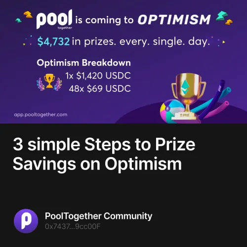 3 simple Steps to Prize Savings on Optimism