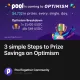 3 simple Steps to Prize Savings on Optimism
