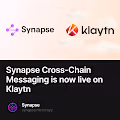 Synapse Cross-Chain Messaging is now live on Klaytn
