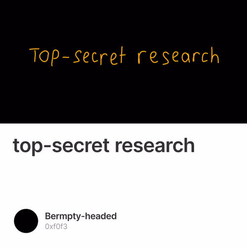 top-secret research