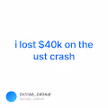 i lost 40k on the ust crash