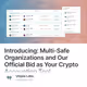 Introducing: Multi-Safe Organizations and Our Official Bid as Your Crypto Accounting Tool