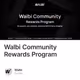 Walbi Community Rewards Program