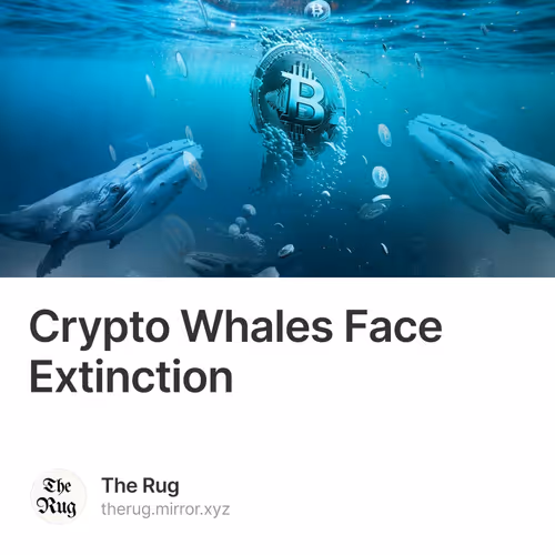 Crypto Whales Face Extinction